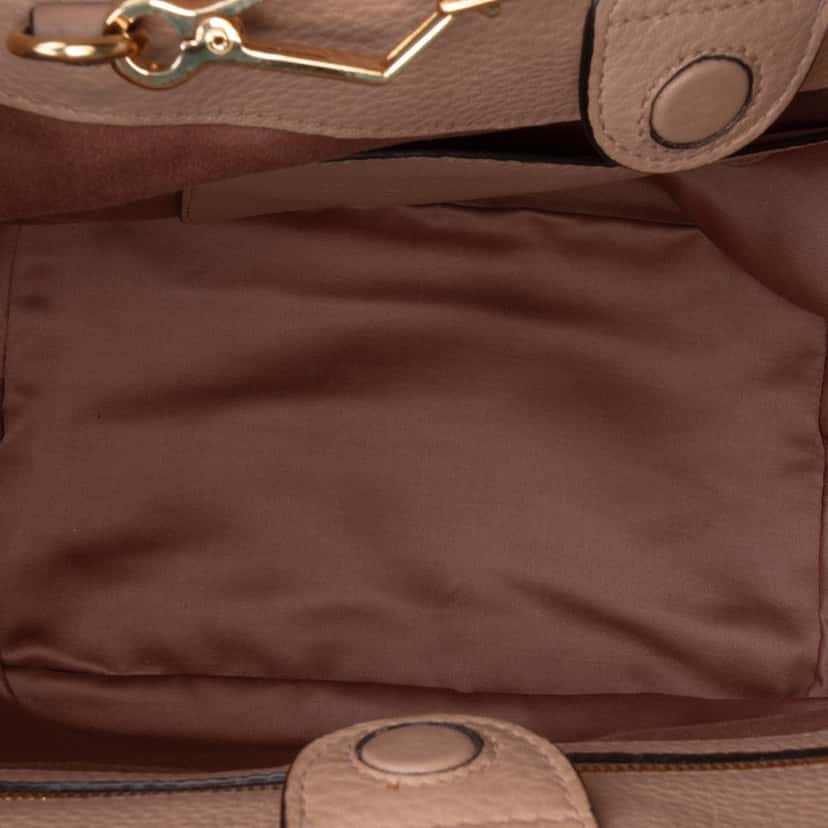 Miu Miu Vitello Phenix Satchel Brown Leather Good condition - Model View