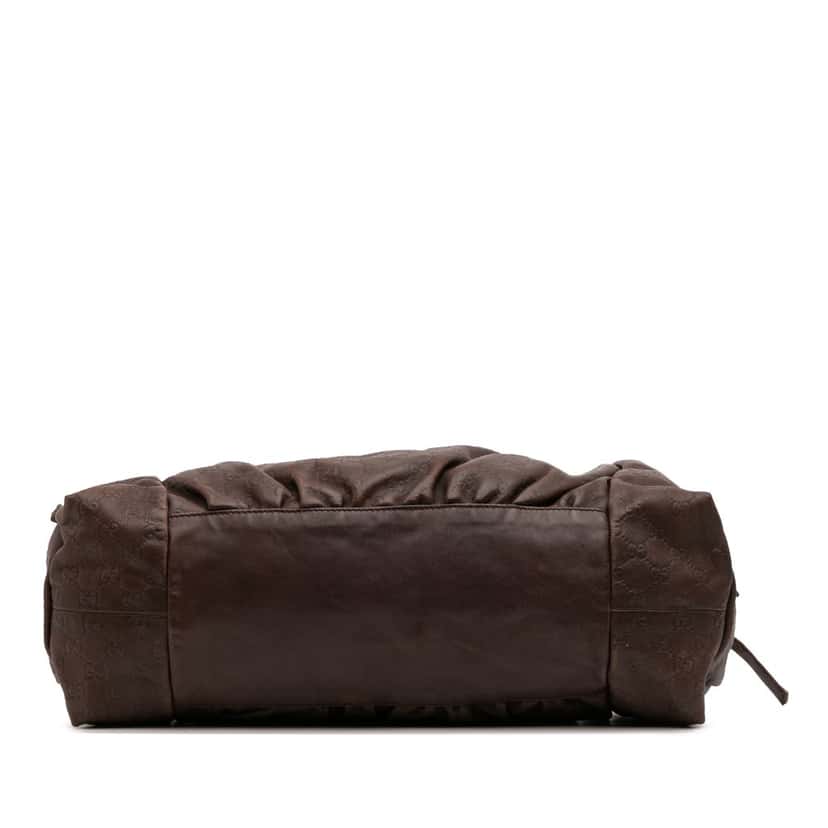 Gucci Medium Guccissima Hysteria Handbag Brown Leather Good condition - Inside View