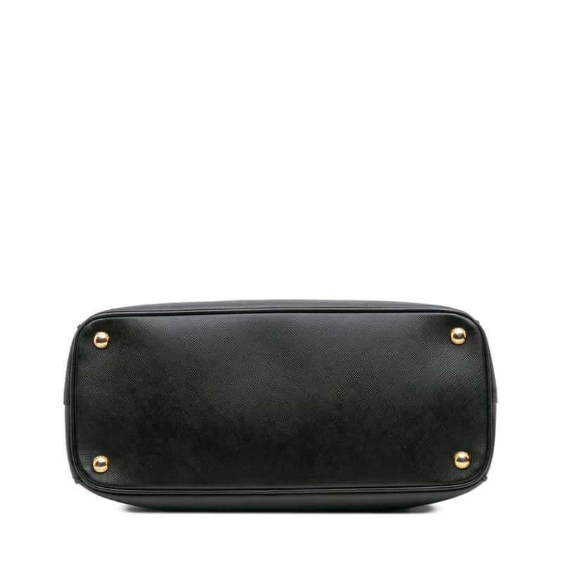 Prada Saffiano Lux Parabole Tote Black Leather Good condition - Inside View