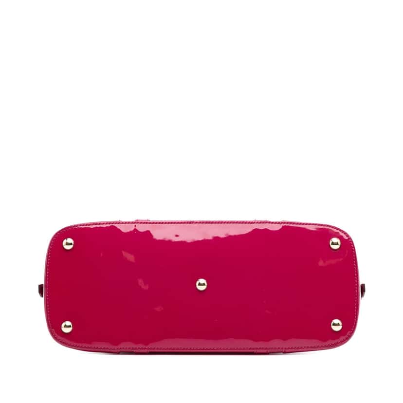 Gucci Medium Microguccissima Patent Nice Dome Satchel Pink Leather Good condition - Inside View