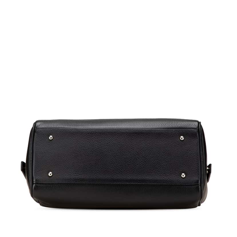 Burberry Leather Boston Bag Black Leather Good condition - Inside View