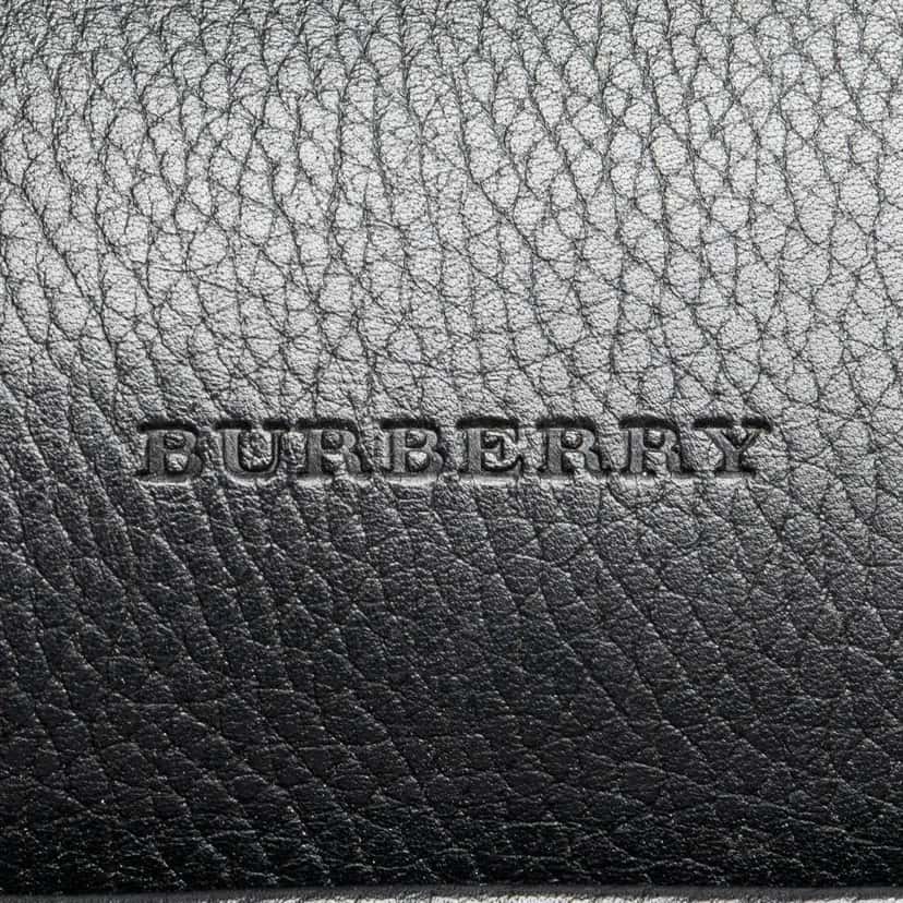 Burberry Leather Boston Bag Black Leather Good condition - Box View