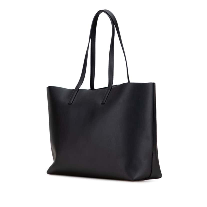 Saint Laurent Large Leather East West Shopping Tote Black Leather Good condition - Back View