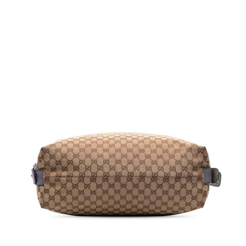 Gucci Large GG Canvas Bamboo Bar Tote Brown Canvas Good condition - Inside View