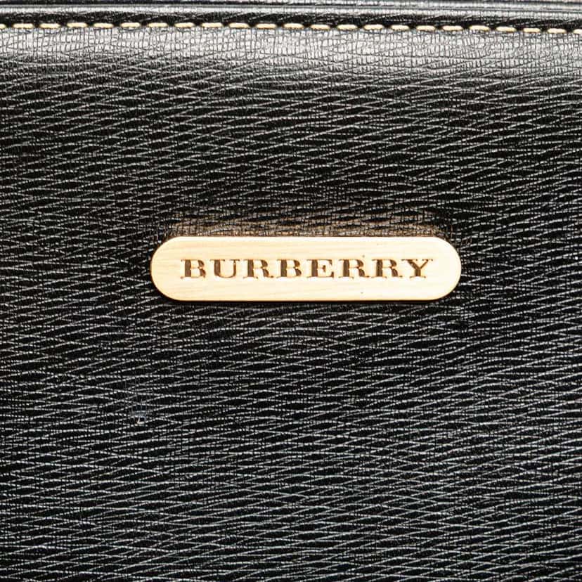 Burberry Leather Handbag Black Leather Good condition - Box View