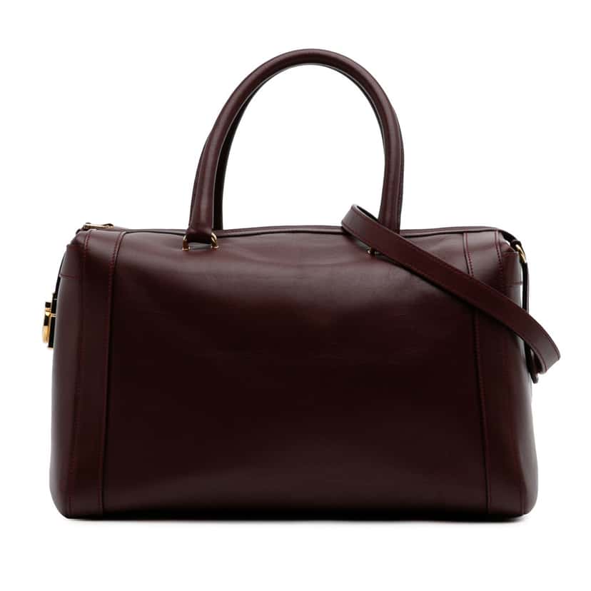 Salvatore Ferragamo Leather Marilyn Satchel Red Leather Good condition - Front View