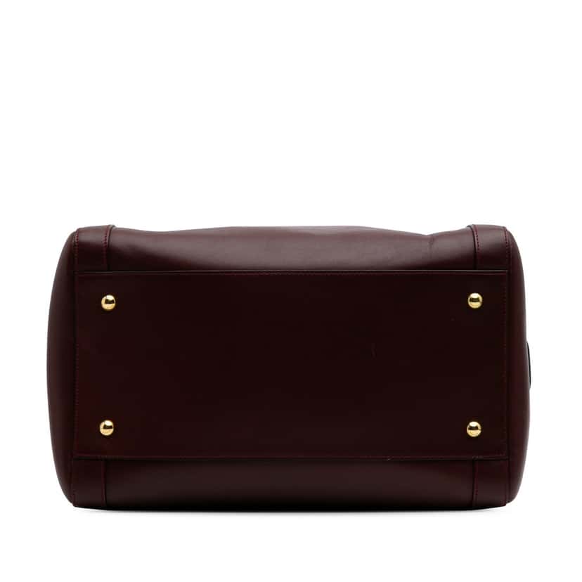 Salvatore Ferragamo Leather Marilyn Satchel Red Leather Good condition - Inside View