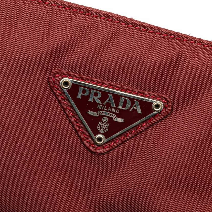 Prada Tessuto Tote Red Good condition - Box View