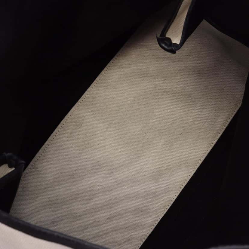 Balenciaga Canvas Navy Cabas Tote M White Canvas Good condition - Inside View