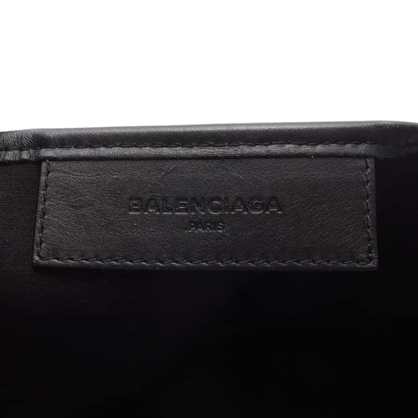 Balenciaga Canvas Navy Cabas Tote M White Canvas Good condition - Model View