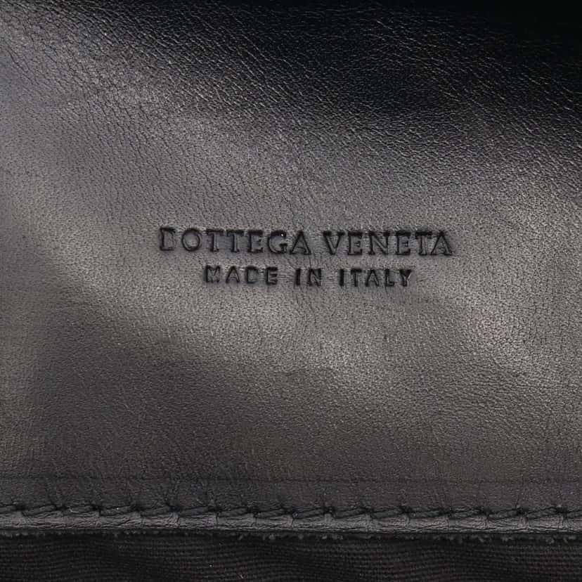 Bottega Veneta Leather Intrecciato Clutch Black Leather Good condition - Model View