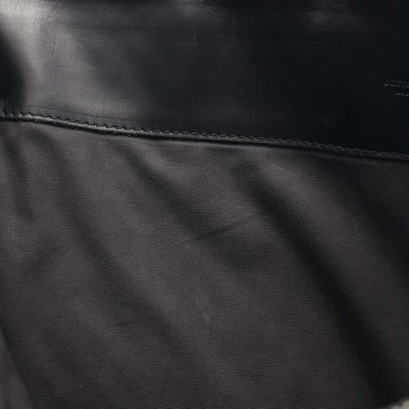 Bottega Veneta Leather Intrecciato Clutch Black Leather Good condition - Box View