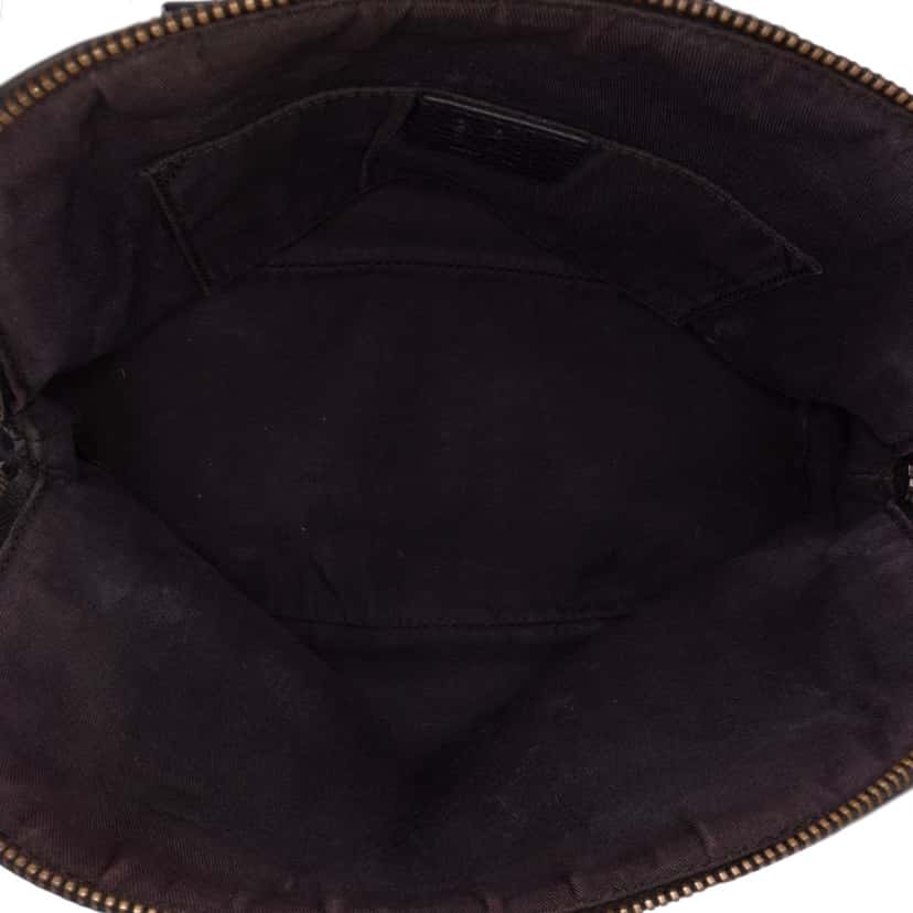 Gucci Mini GG Nylon Dome Satchel Black Good condition - Model View