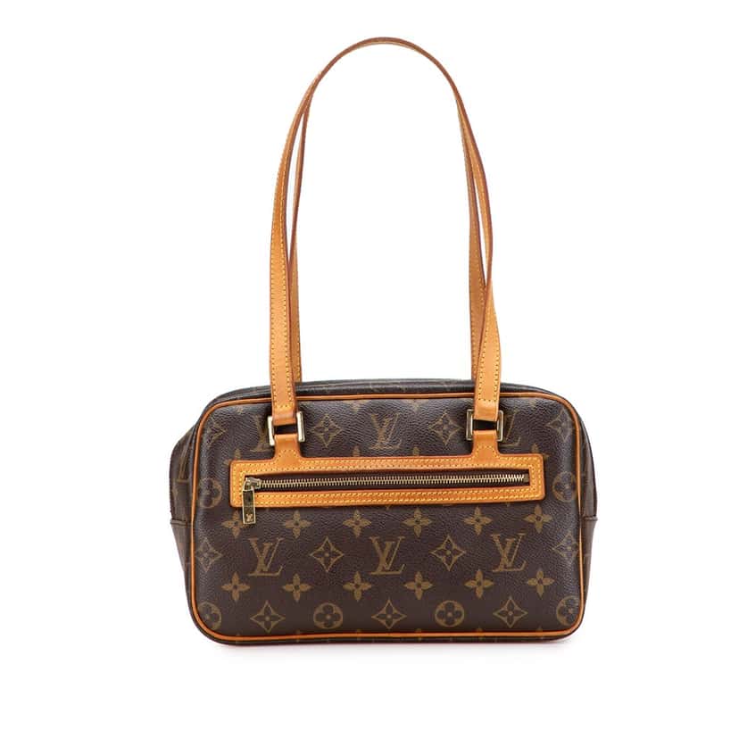 Louis Vuitton Monogram Cite MM Brown Canvas Good condition - Front View