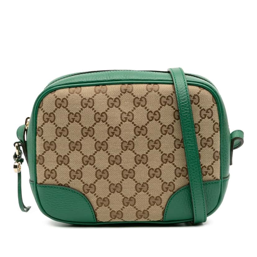 Gucci GG Canvas Bree Crossbody Brown Canvas Good condition - Front View