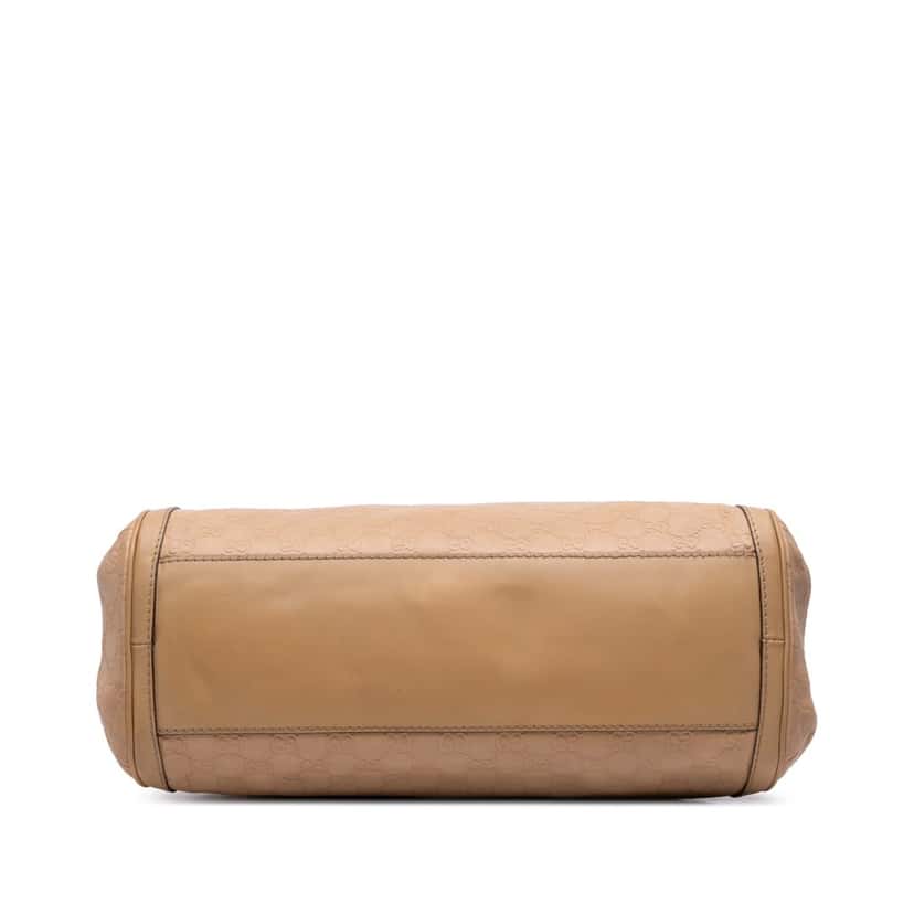 Gucci Guccissima Scarlett Shoulder Bag Brown Leather Good condition - Inside View