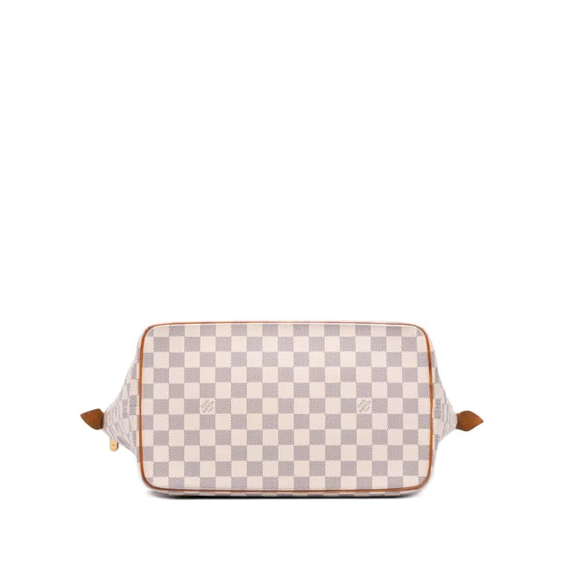 Louis Vuitton Damier Azur Saleya MM White Canvas Good condition - Inside View