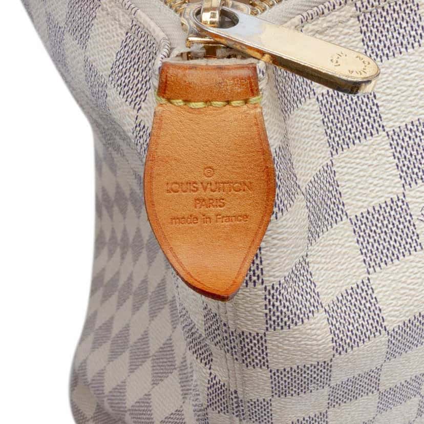 Louis Vuitton Damier Azur Saleya MM White Canvas Good condition - Box View