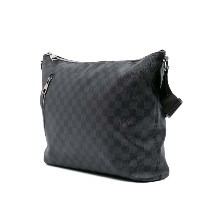Louis Vuitton Damier Graphite Mick MM Black Canvas Good condition - Back View