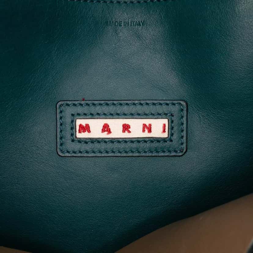 Marni Multicolor Leather Top Handle Bag Black Leather Good condition - Box View