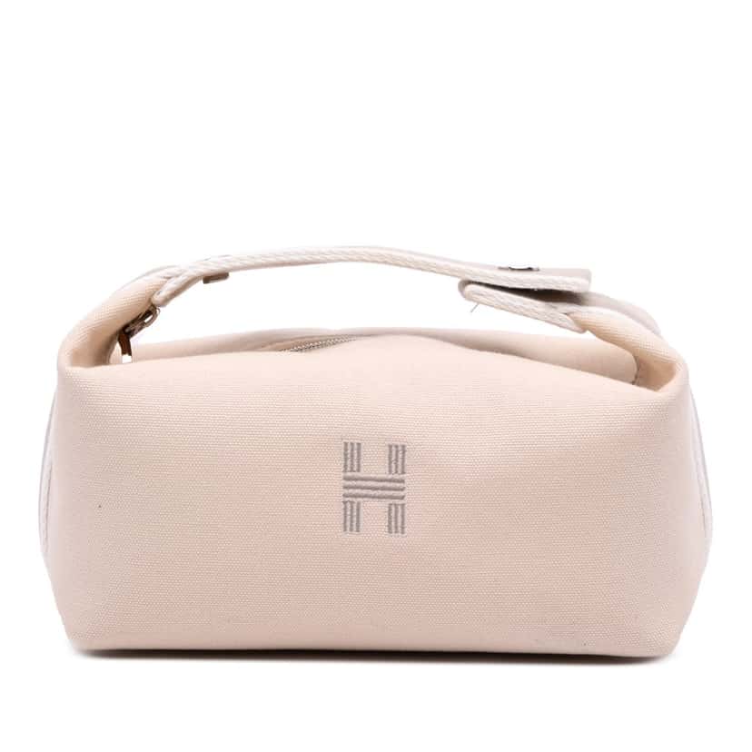 Hermès Small Canvas Bride A Brac Brown Canvas Good condition - Front View