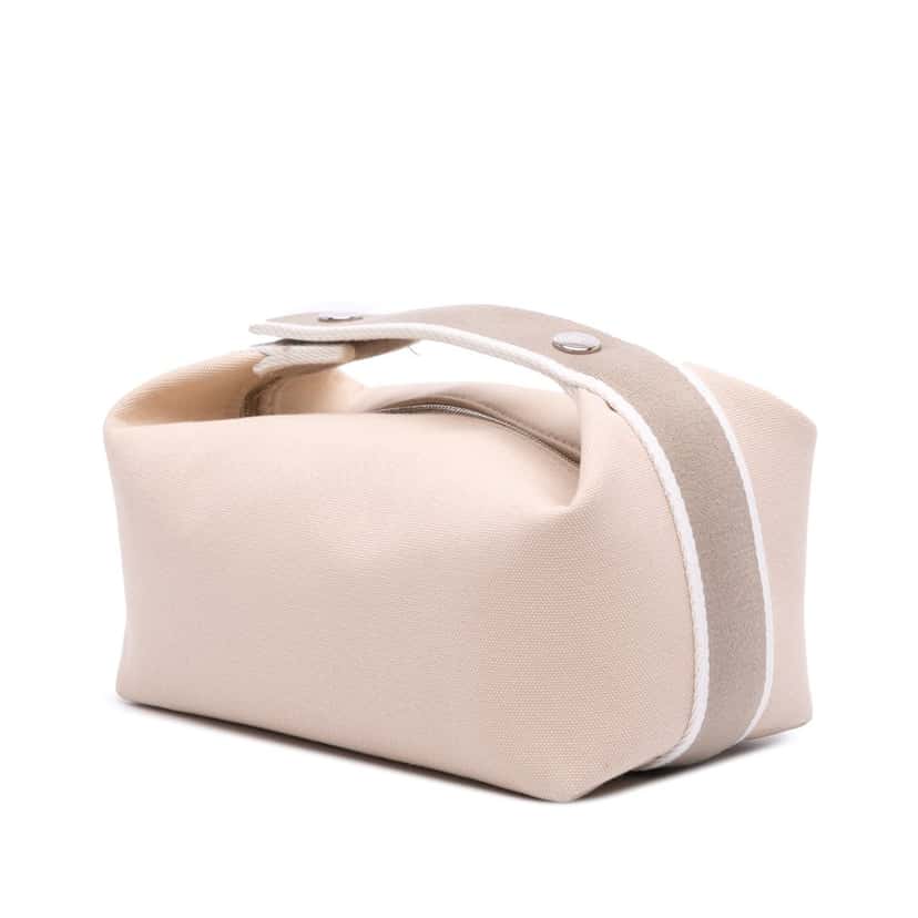 Hermès Small Canvas Bride A Brac Brown Canvas Good condition - Back View