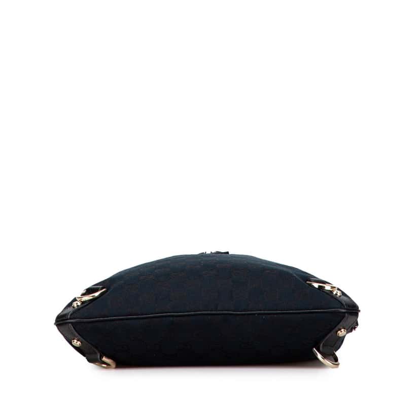 Gucci GG Canvas Abbey D Ring Crossbody Blue Canvas Very good condition - Inside View