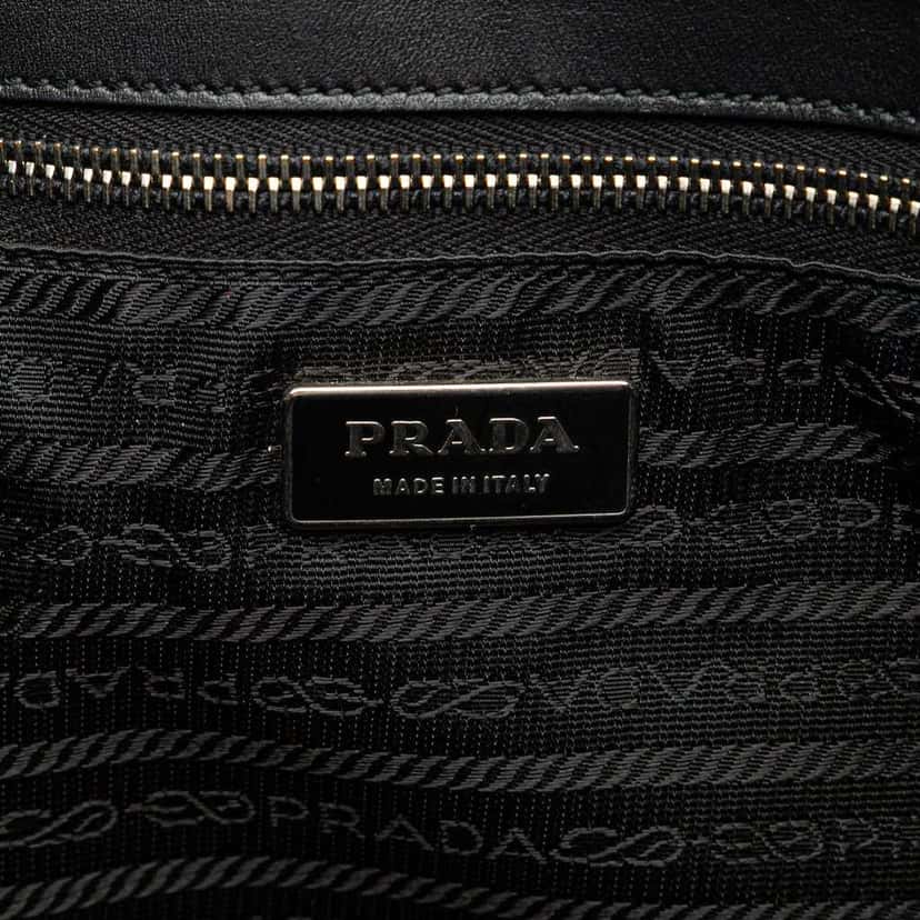 Prada Canvas Tote Black Canvas Good condition - Box View