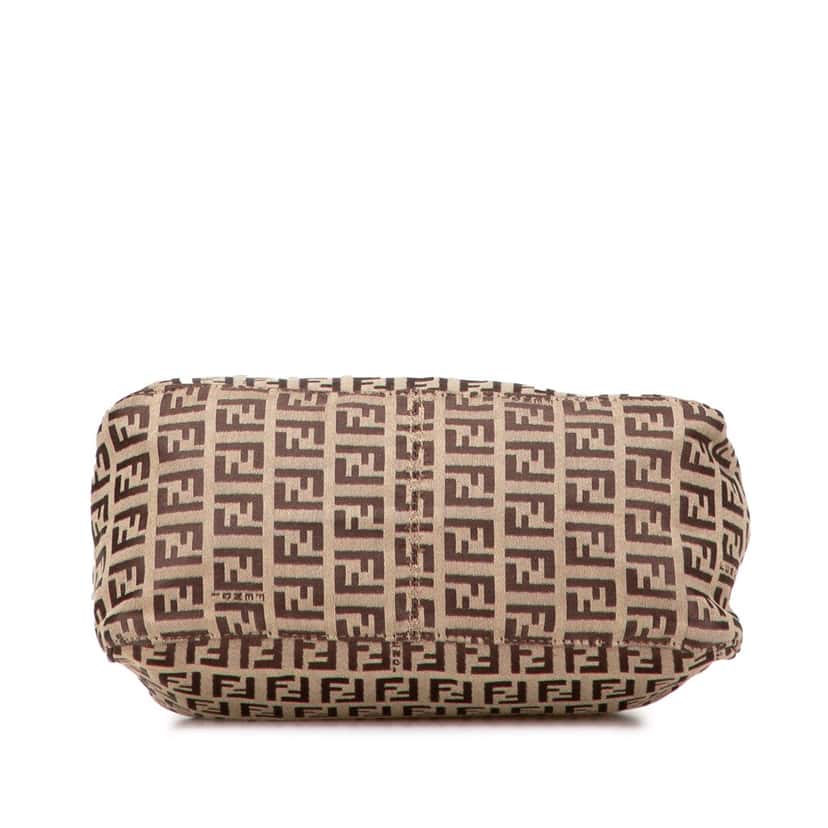 Fendi Zucchino Canvas Handbag Brown Canvas Good condition - Inside View