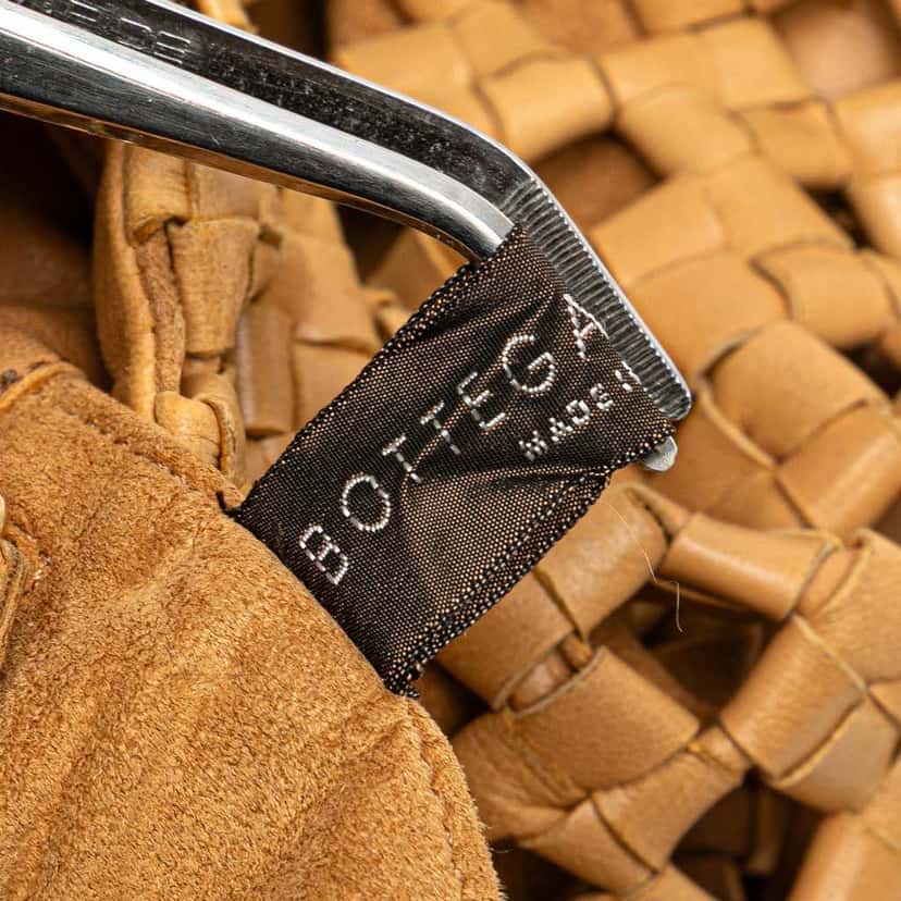 Bottega Veneta Woven Leather Intrecciato Shoulder Bag Brown Leather Good condition - Box View