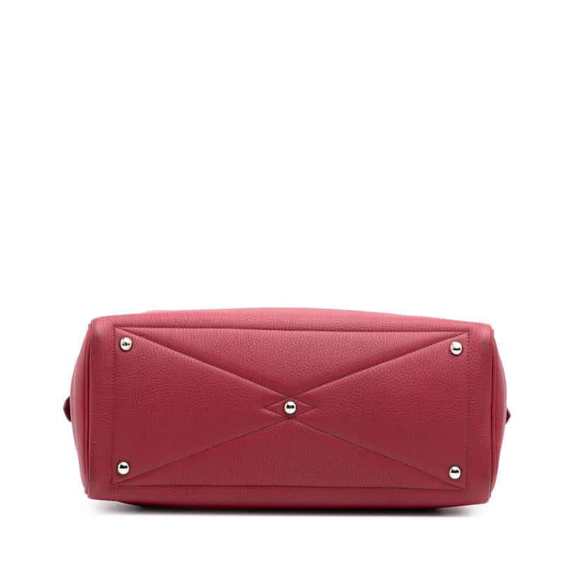 Hermès Clemence Victoria II 35 Red Leather Good condition - Inside View