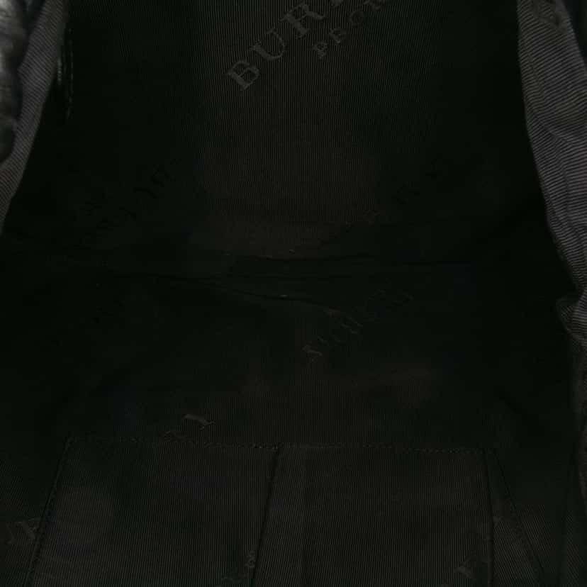 Burberry Calf Hair and Leather Grommet Fringe Big Crush Tote Black Good condition - Model View