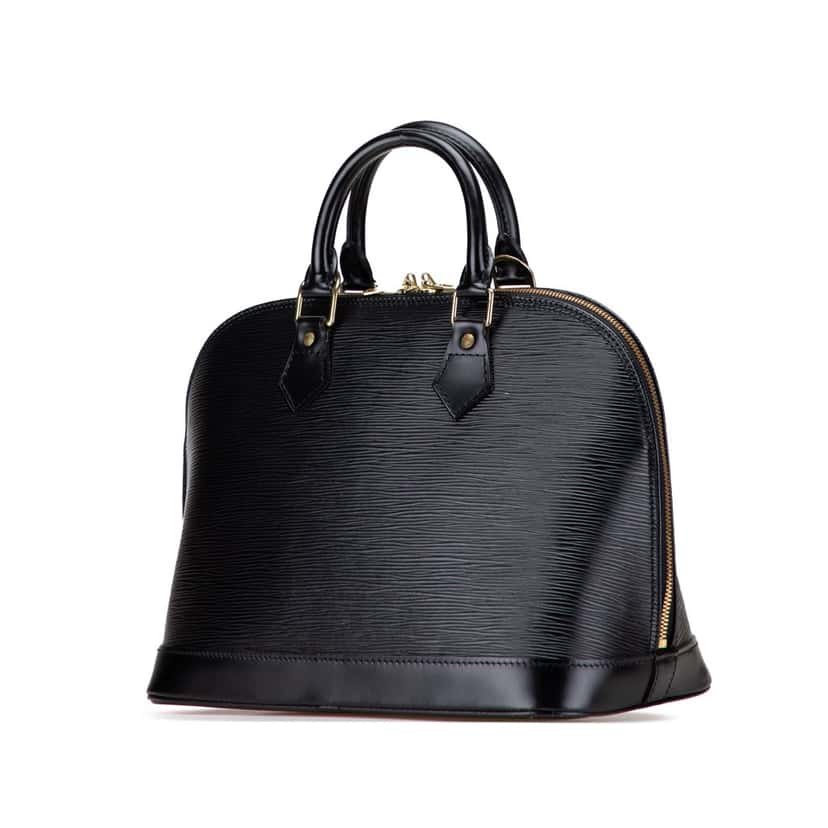 Louis Vuitton Epi Alma PM Black Leather Fair condition - Back View