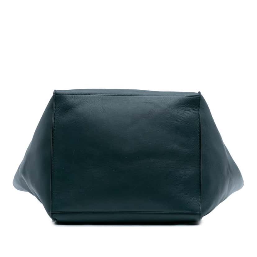 Celine Medium Supple Grained Calfskin Big Bag Tote Green Leather Good condition - Inside View