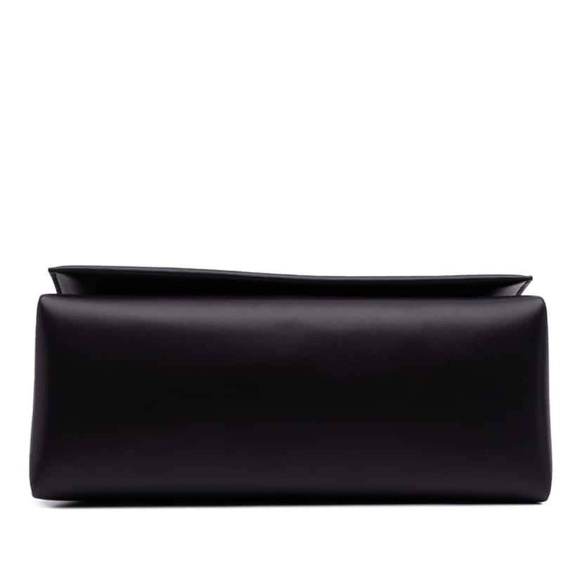 Off-white Leather Nail Clutch Black Leather Good condition - Inside View