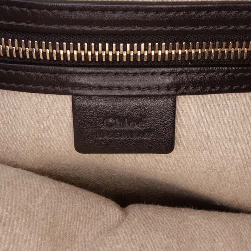 Chloé Calfskin Judy Tote Black Leather Good condition - Box View