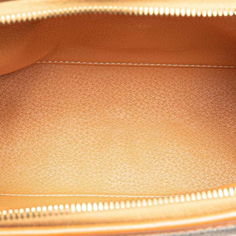 Celine Macadam Coated Canvas Pouch Brown Canvas Good condition - Model View