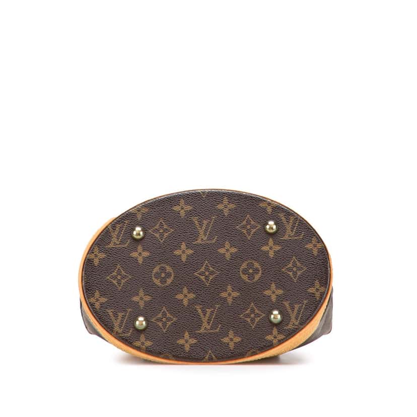 Louis Vuitton Monogram Petit Bucket Brown Canvas Good condition - Inside View