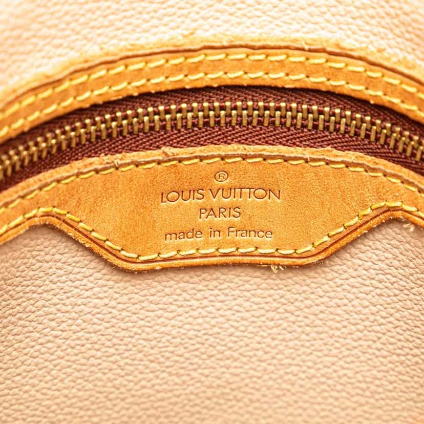 Louis Vuitton Monogram Petit Bucket Brown Canvas Good condition - Box View