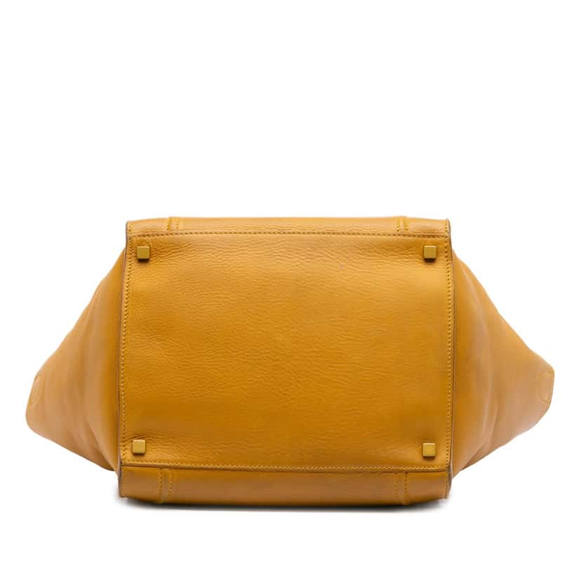 Celine Medium Phantom Luggage Tote Yellow Leather Good condition - Inside View