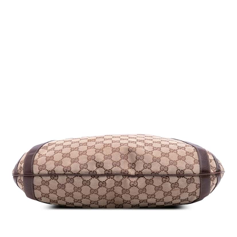 Gucci GG Canvas Abbey D Ring Convertible Satchel Brown Canvas Good condition - Inside View