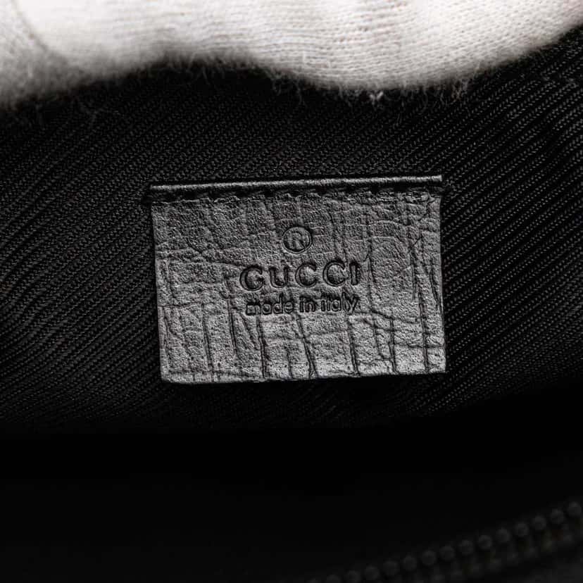 Gucci GG Canvas Boat Black Canvas Good condition - Box View