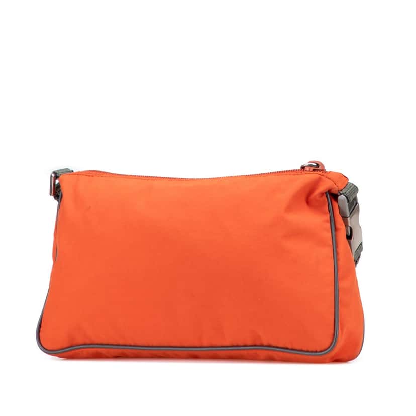 Prada Tessuto Sport Shoulder Bag Orange Very good condition - Back View