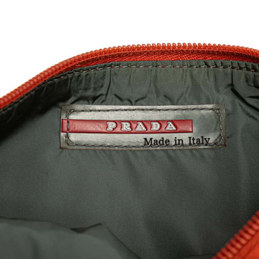 Prada Tessuto Sport Shoulder Bag Orange Very good condition - Box View
