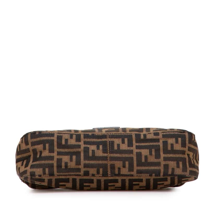 Fendi Zucca Canvas Shoulder Bag Brown Canvas Good condition - Inside View