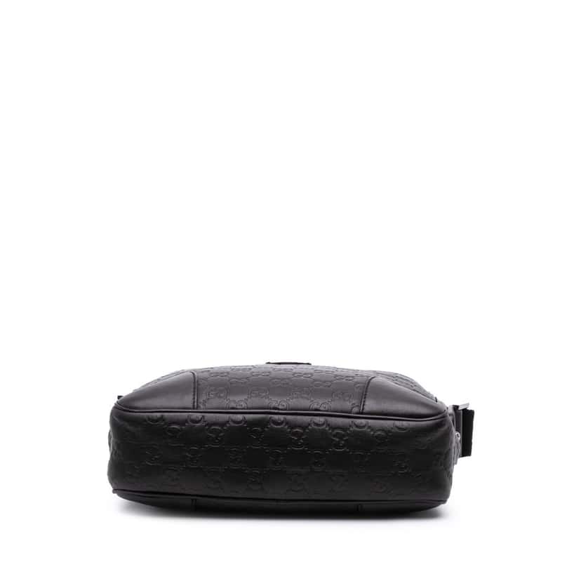 Gucci Guccissima Crossbody Black Leather Good condition - Inside View