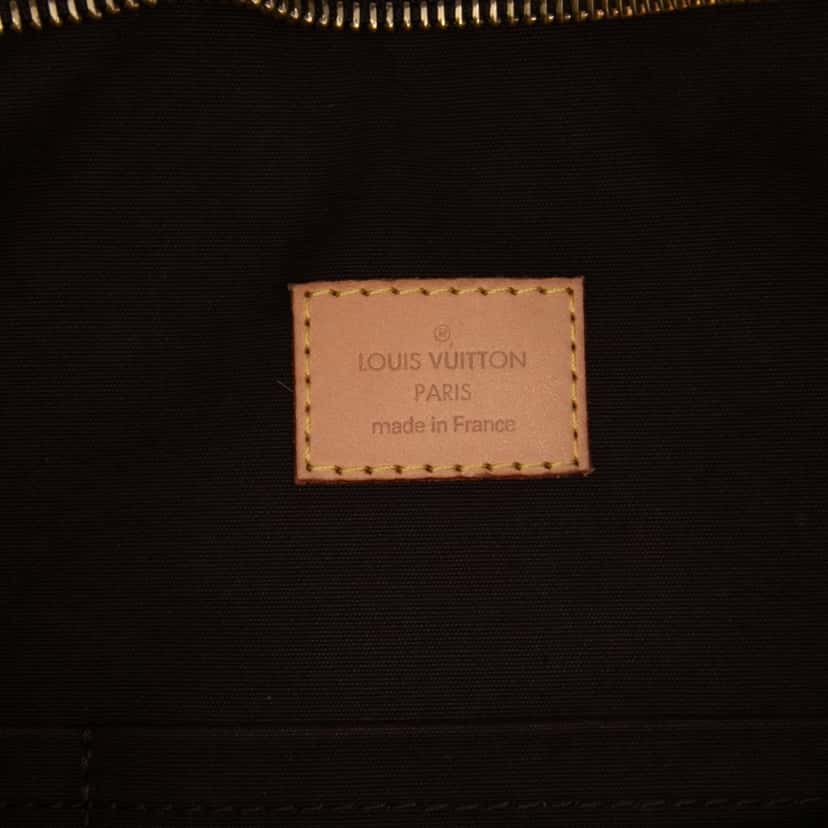 Louis Vuitton Monogram Vernis Brentwood Purple Leather Good condition - Box View