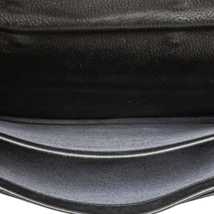 Hermès Ardennes Sac A Depeches 38 Black Leather Good condition - Model View