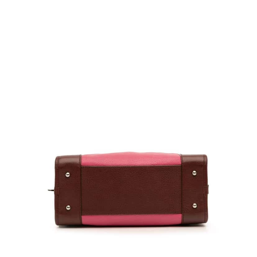 Loewe Tricolor Goatskin Amazona 28 Pink Leather Good condition - Inside View