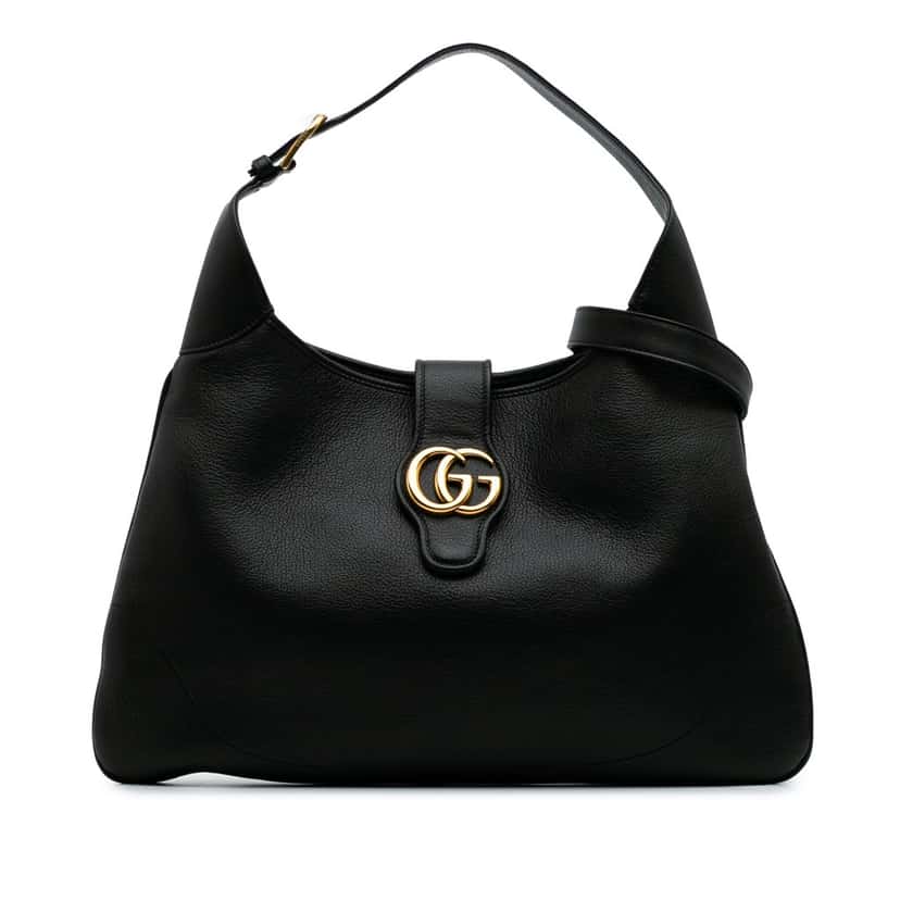 Gucci Medium Leather Aphrodite Satchel Black Leather Good condition - Front View